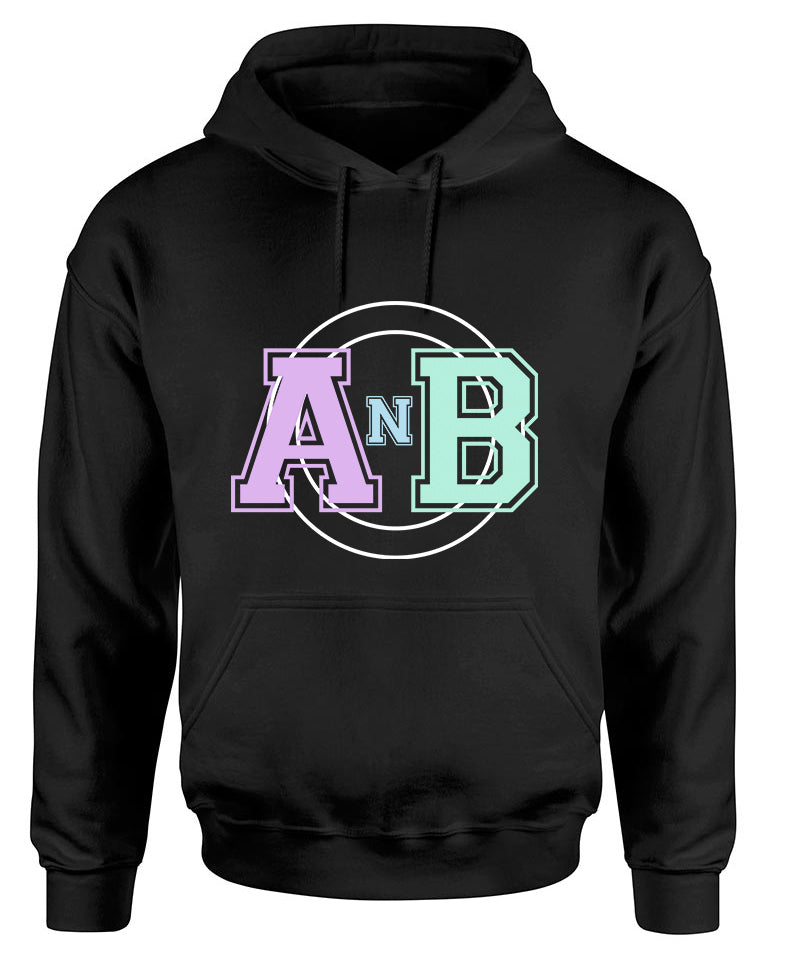 "A N B" Black Hood